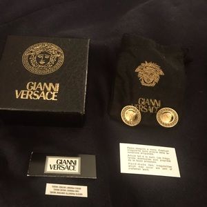 Authentic Versace Clip-on Earrings